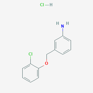 3-[(2-Chlorophenoxy)methyl]aniline hydrochloride