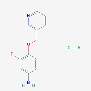 3-Fluoro-4-(pyridin-3-ylmethoxy)aniline hydrochloride