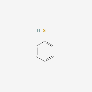 molecular formula C9H14Si B3047710 4-甲基苯基二甲基硅烷 CAS No. 1432-39-9