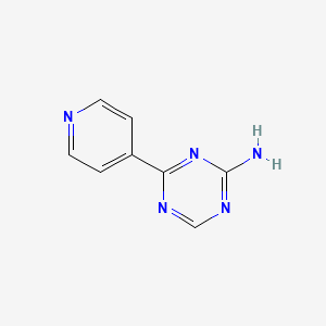 molecular formula C8H7N5 B3047714 4-(Pyridin-4-yl)-1,3,5-triazin-2-amine CAS No. 143261-63-6