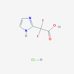2,2-difluoro-2-(1H-imidazol-2-yl)acetic acid hydrochloride