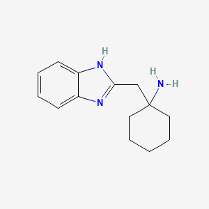 1-(1H-benzimidazol-2-ylmethyl)cyclohexanamine
