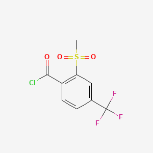 Benzoyl chloride, 2-(methylsulfonyl)-4-(trifluoromethyl)-