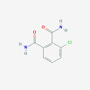 molecular formula C8H7ClN2O2 B3047745 3-Chlorobenzene-1,2-dicarboxamide CAS No. 143740-46-9