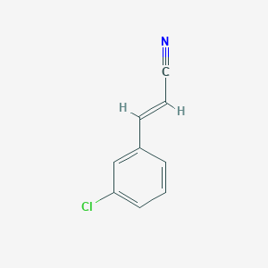 molecular formula C9H6ClN B3047746 (E)-3-(3-chlorophenyl)prop-2-enenitrile CAS No. 14378-03-1