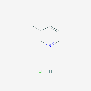 molecular formula C6H8ClN B3047755 Pyridine, 3-methyl-, hydrochloride CAS No. 14401-92-4