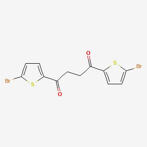 molecular formula C12H8Br2O2S2 B3047758 1,4-丁二酮，1,4-双(5-溴-2-噻吩基)- CAS No. 144153-56-0