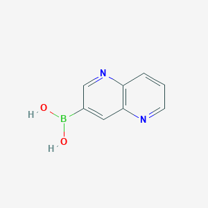 molecular formula C8H7BN2O2 B3047762 [1,5]Naphthyridine-3-boronic acid CAS No. 1443112-44-4