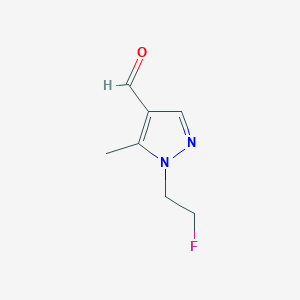 1-(2-Fluoroethyl)-5-methyl-1H-pyrazole-4-carbaldehyde