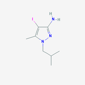 4-Iodo-1-isobutyl-5-methyl-1H-pyrazol-3-amine