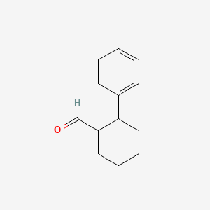 molecular formula C13H16O B3047787 Cyclohexanecarboxaldehyde, 2-phenyl- CAS No. 14441-56-6