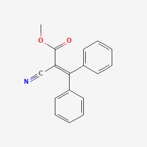 molecular formula C17H13NO2 B3047788 Methyl 2-cyano-3,3-diphenylprop-2-enoate CAS No. 14442-37-6