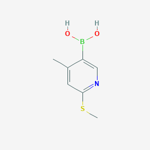 4-Methyl-2-(methylthio)-5-pyridylboronic acid