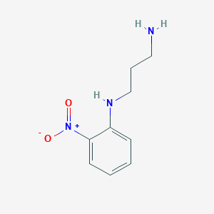 molecular formula C9H13N3O2 B3047824 N-(3-Aminopropyl)-2-nitrobenzenamine CAS No. 145315-42-0