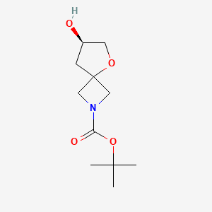 tert-Butyl (7R)-7-hydroxy-5-oxa-2-azaspiro[3.4]octane-2-carboxylate