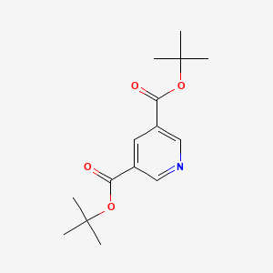 molecular formula C15H21NO4 B3047831 二叔丁基吡啶-3,5-二羧酸酯 CAS No. 145530-89-8