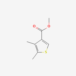 molecular formula C8H10O2S B3047832 Methyl 4,5-dimethylthiophene-3-carboxylate CAS No. 14559-13-8