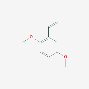 molecular formula C10H12O2 B3047837 Benzene, 2-ethenyl-1,4-dimethoxy- CAS No. 14568-68-4
