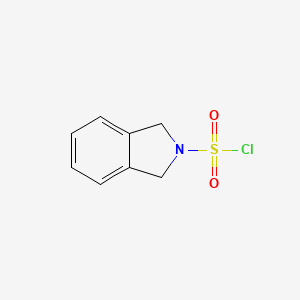 molecular formula C8H8ClNO2S B3047838 2H-异吲哚-2-磺酰氯，1,3-二氢- CAS No. 145691-51-6
