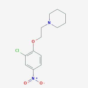 1-(2-(2-Chloro-4-nitrophenoxy)ethyl)piperidine