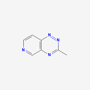 molecular formula C7H6N4 B3047853 3-Methyl-pyrido[3,4-e][1,2,4]triazine CAS No. 14612-29-4