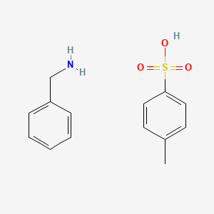 molecular formula C14H17NO3S B3047854 Benzenemethanamine, 4-methylbenzenesulfonate CAS No. 14613-34-4