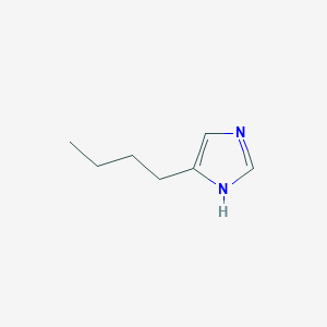 molecular formula C7H12N2 B3047879 1H-咪唑，4-丁基- CAS No. 146953-86-8