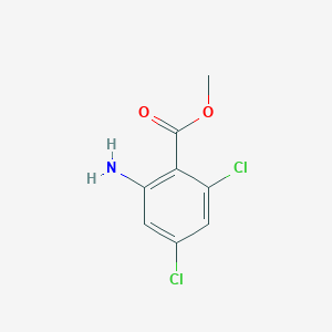 molecular formula C8H7Cl2NO2 B3047889 Methyl 2-amino-4,6-dichlorobenzoate CAS No. 147494-04-0