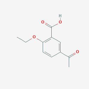 molecular formula C11H12O4 B3047892 5-Acetyl-2-ethoxybenzoic acid CAS No. 147676-95-7
