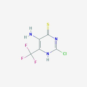 5-Amino-2-chloro-6-(trifluoromethyl)pyrimidine-4(3H)-thione