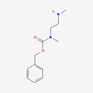 molecular formula C12H18N2O2 B3047901 Benzyl methyl(2-(methylamino)ethyl)carbamate CAS No. 148088-78-2