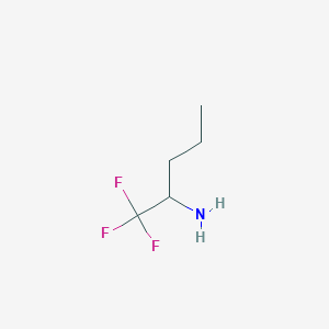 molecular formula C5H10F3N B3047902 1,1,1-Trifluoropentan-2-amine CAS No. 1481-56-7