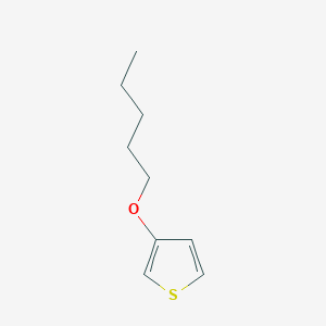 molecular formula C9H14OS B3047915 Thiophene, 3-(pentyloxy)- CAS No. 148855-96-3
