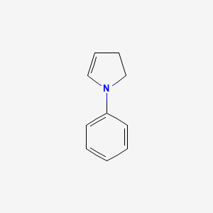 molecular formula C10H11N B3047924 1-Phenyl-2,3-dihydro-1H-pyrrole CAS No. 149206-56-4