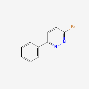 molecular formula C10H7BrN2 B3047932 3-Bromo-6-phenylpyridazine CAS No. 14959-34-3