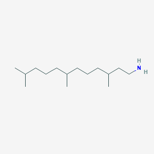 molecular formula C15H33N B3047933 1-Dodecanamine, 3,7,11-trimethyl- CAS No. 149599-88-2