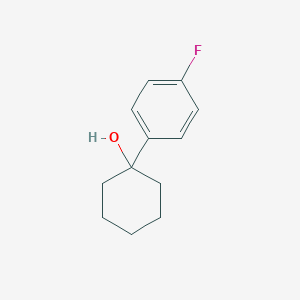 molecular formula C12H15FO B3047934 1-(4-Fluorophenyl)cyclohexanol CAS No. 1496-36-2