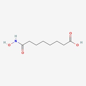 molecular formula C8H15NO4 B3047937 8-(羟氨基)-8-氧代辛酸 CAS No. 149647-86-9