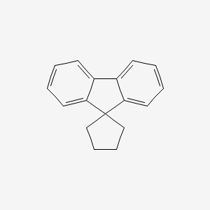 molecular formula C17H16 B3047938 Spiro[cyclopentane-1,9'-fluorene] CAS No. 14966-37-1