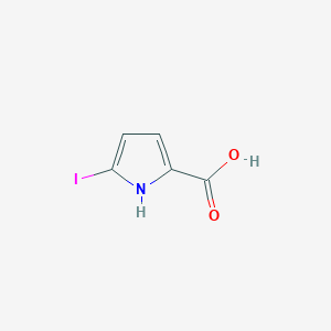 molecular formula C5H4INO2 B3047942 5-Iodo-1H-pyrrole-2-carboxylic acid CAS No. 149769-81-3