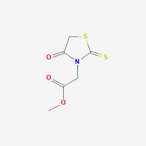 Methyl 2-(4-oxo-2-sulfanylidene-1,3-thiazolidin-3-yl)acetate