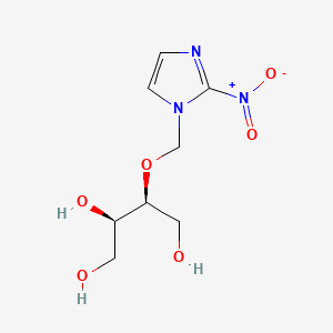molecular formula C8H13N3O6 B3047944 Doranidazole CAS No. 149838-23-3