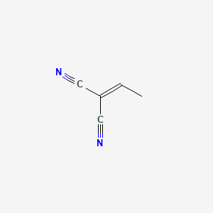 molecular formula C5H4N2 B3047965 Propanedinitrile, ethylidene- CAS No. 1508-07-2