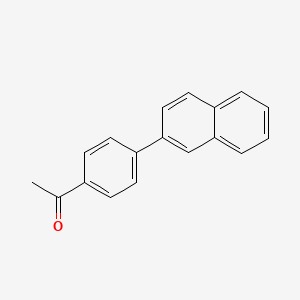 molecular formula C18H14O B3047969 Ethanone, 1-[4-(2-naphthalenyl)phenyl]- CAS No. 150988-77-5