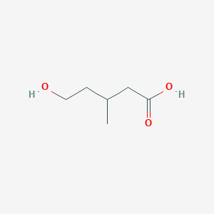 molecular formula C6H12O3 B3047971 5-羟基-3-甲基戊酸 CAS No. 151-11-1