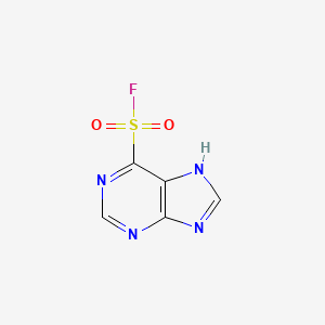 molecular formula C5H3FN4O2S B3047976 嘌呤-6-磺酰氟 CAS No. 1513-63-9