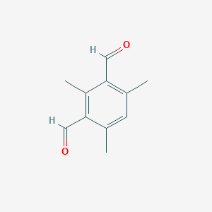 molecular formula C11H12O2 B3047979 1,3-Benzenedicarboxaldehyde, 2,4,6-trimethyl- CAS No. 15138-39-3