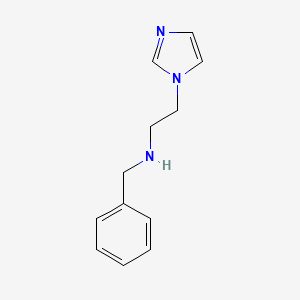 molecular formula C12H15N3 B3047987 N-Benzyl-2-(1H-imidazol-1-yl)ethanamine CAS No. 151642-11-4