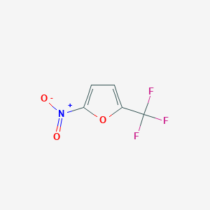 molecular formula C5H2F3NO3 B3048018 2-Nitro-5-(trifluoromethyl)furan CAS No. 1524-31-8