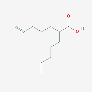 molecular formula C12H20O2 B3048023 6-Heptenoic acid, 2-(4-pentenyl)- CAS No. 152568-35-9